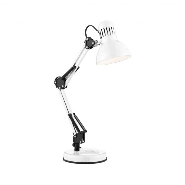 Searchlight Desk Partners - bureaulamp - 52,5 cm - wit