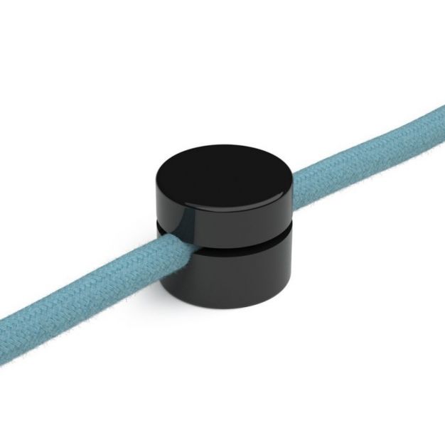 Creative Cables - plafond/wand snoerbevestiging - Ø 2,2 cm - zwart