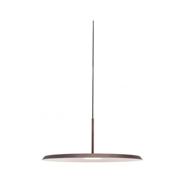 Artdelight Osorne - hanglamp - Ø 35 x 143,5 cm - 7W LED incl. - koper