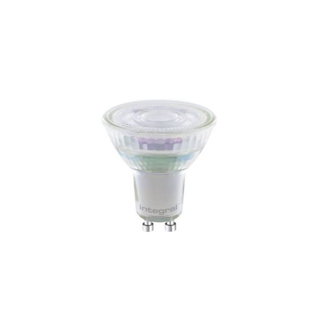 Integral LED-spot - Ø 5 x 5,4 cm - GU10 - 4,6W dimbaar - 1800 tot 2700K - wit