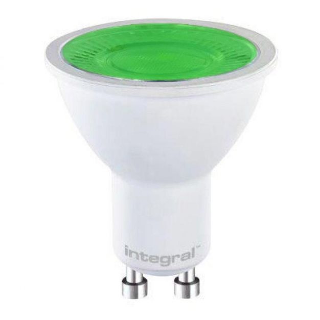Integral LED-spot - Ø 5 x 5,6 cm - GU10 - 5W niet dimbaar - groen