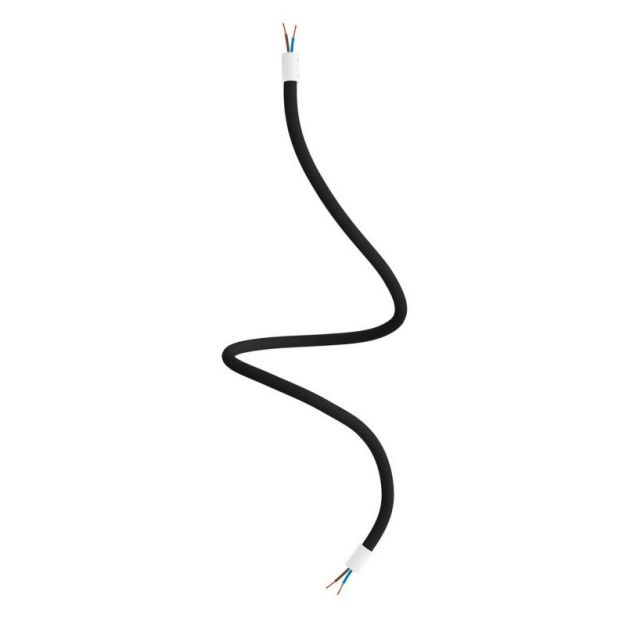 Creative Cables - Flexibele buis bekleed met textiel - 90 cm - wit