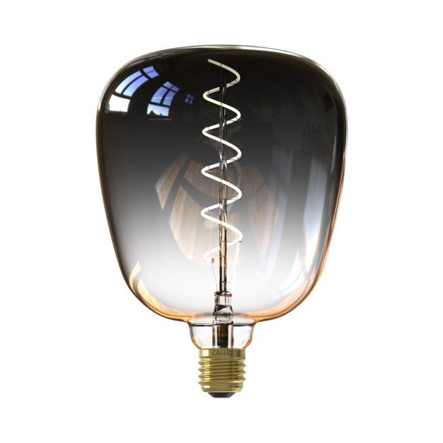 Calex Kiruna Gris Gradient LED lamp - Ø 14 x 20 cm - E27 - 5W dimbaar - 1800K - gerookt