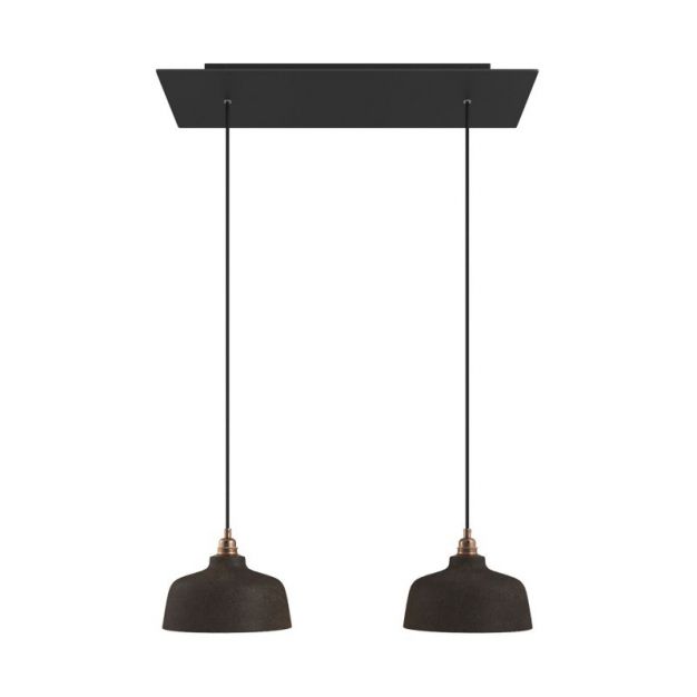 Creative Cables Coppa - hanglamp 2L - 67,5 x 120 cm - zwart 