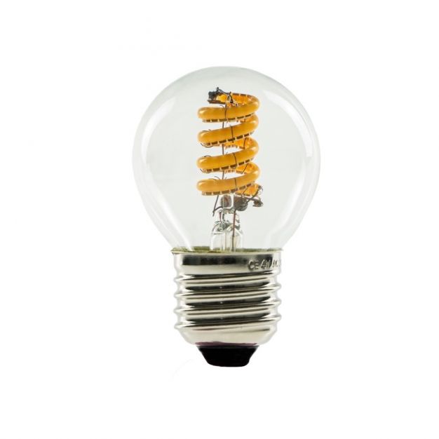 Segula LED lamp - Ambient Line - dim to warm - Ø 4,5 x 7,2 cm - E27 - 3,3W dimbaar - 2700K tot 2000K - transparant