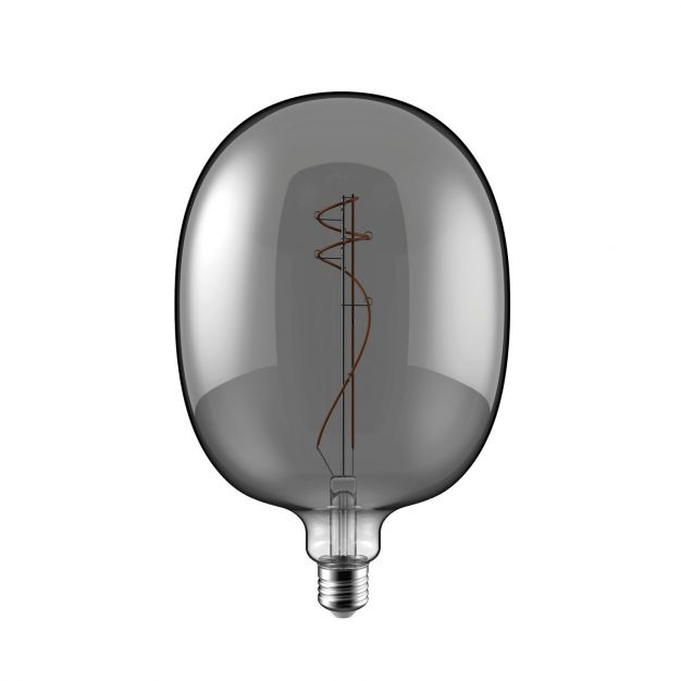 Creative Cables LED lamp Ellipse - Ø 17 x 26,4 cm - E27 - 10W - 1800K - gerookt