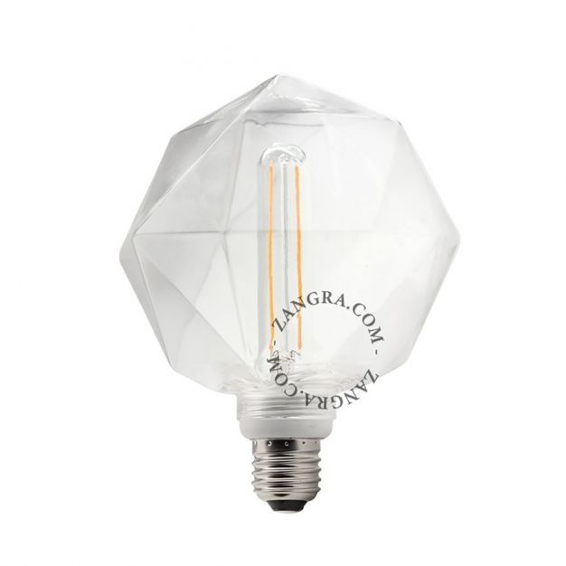 LED filament lamp dimbaar - Ø 13 x 13 cm - E27 - 3,5W - 2200K