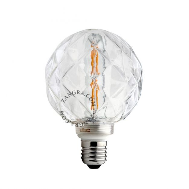 LED filament lamp dimbaar - Ø 9,5 x 10 cm - E27 – 3,5W - 2200K