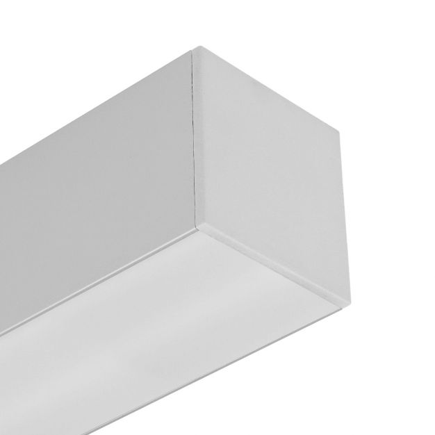 Lichtkoning Line - plafondverlichting - 178 x 5,3 x 5,3 cm - 51W LED incl. - alu
