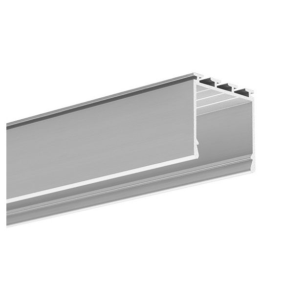 KLUS Lipod - LED profiel - 2,6 x 2,45 cm - 200cm lengte - geanodiseerd zilver