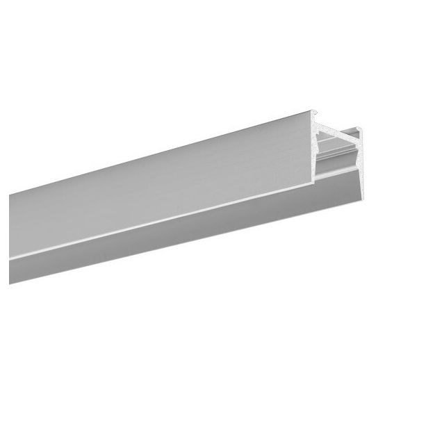 KLUS Micro-HG - LED profiel voor een smallere lichtbundel - 1,6 x 1,5 cm - 200cm lengte - geanodiseerd zilver