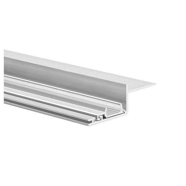 KLUS NISA-KRA - inbouw LED profiel voor 12mm gipsplaat - 3,2 cm vensterbreedte - 200cm lengte - aluminium