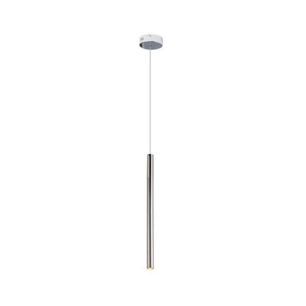 Maxlight Organic - hanglamp - Ø 2,5 x 190 cm - 1W LED incl. - chroom