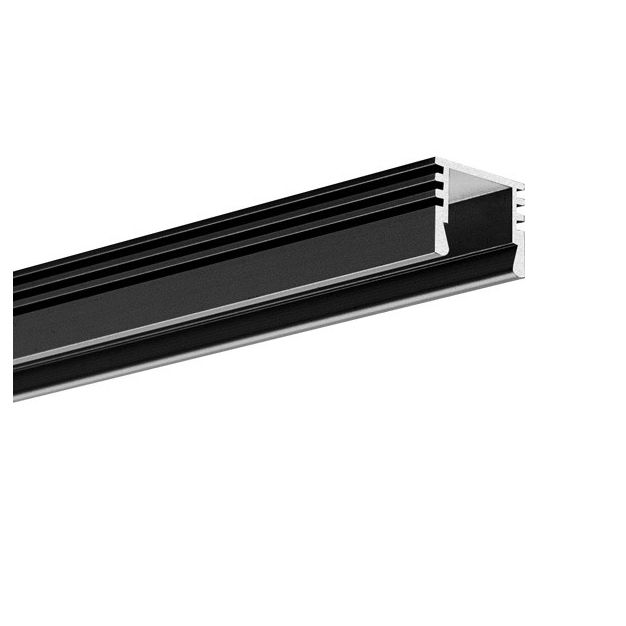 KLUS PDS-4-ALU - LED profiel - 1,3 x 1 cm - 300cm lengte - zwart