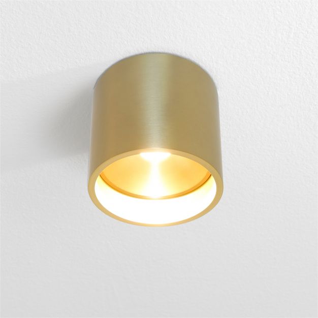 Artdelight Orleans - plafondverlichting - Ø 11 x 10 cm - 7W dimbare LED incl. - goud geborsteld