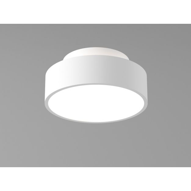 Artdelight Chicago - plafondlamp - Ø 15 x 6,8 cm - 9,8W dimbare LED incl. - wit