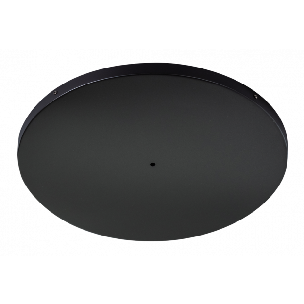 ETH - ronde plafondkap met kruisbeugel - Ø50 x 3 cm - mat zwart
