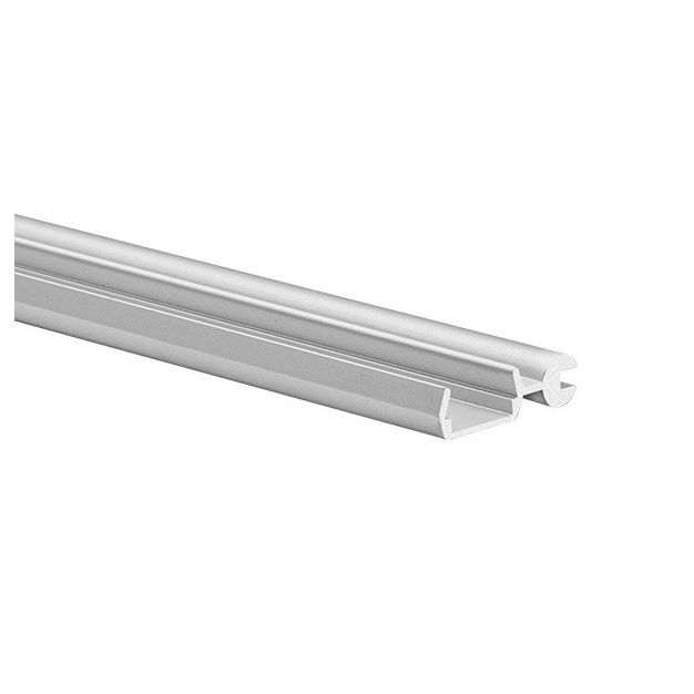 Klus POLI - LED profiel - 1,3 cm x 0,7 cm - 200cm lengte - geanodiseerd zilver