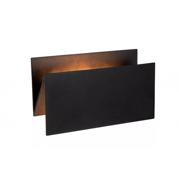 Lucide Swindon - buiten wandverlichting - 11,9 x 27 x 15,5 cm - IP54 - zwart