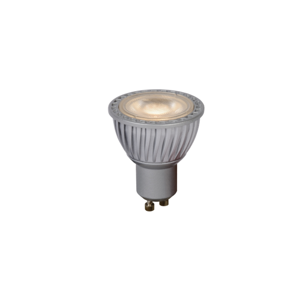 Lucide LED-spot - dim to warm - Ø 5 x 5,5 cm - GU10 - 5W - 3000K tot 2200K - grijs 