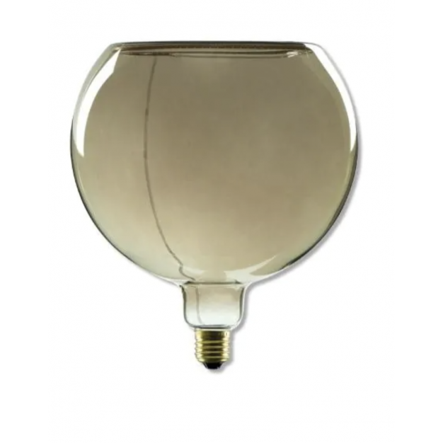 Segula LED lamp - Floating Line - Ø 20 x 18,5 cm - E27 - 6W dimbaar - 1900K - gerookt