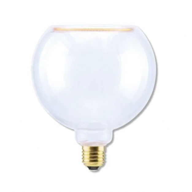 Segula LED lamp - Floating Line - Ø 20 x 23 cm - E27 - 6W dimbaar - 1900K - transparant