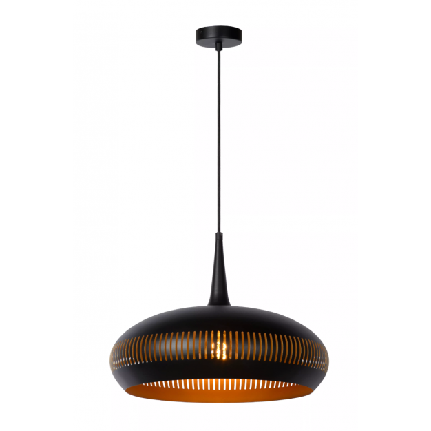 Lucide Rayco - hanglamp - Ø 45 x 146,6 cm - zwart