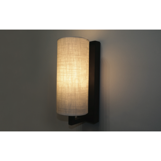 Artdelight lampenkap - Ø 10 x 23 cm - wit