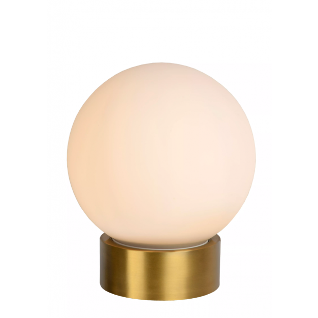 Lucide Jorit - tafellamp - Ø 20 x 24,5 cm - opaal/goud