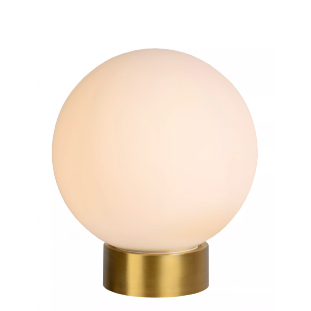 Lucide Jorit - tafellamp - Ø 25 x 30 cm - opaal/goud