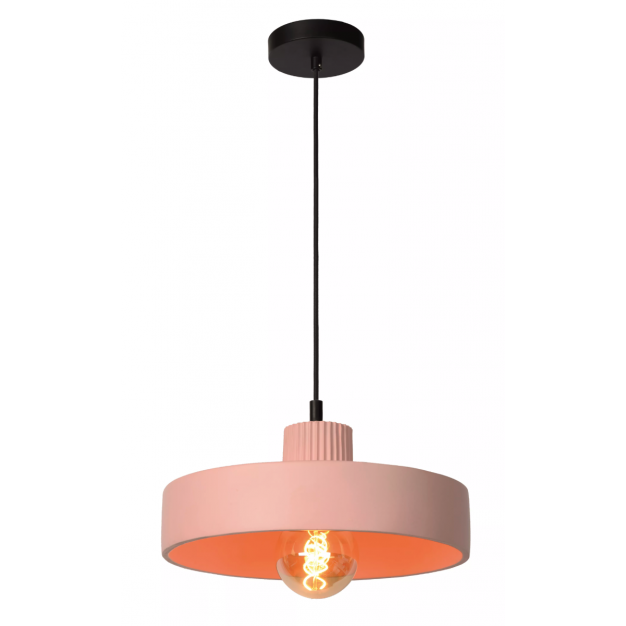 Lucide Ophelia - hanglamp - Ø 35 x 151,5 cm - roze