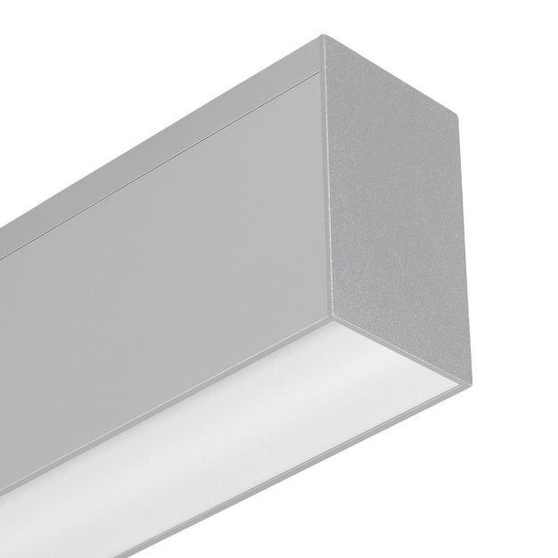 Lichtkoning Slim Line - plafondverlichting - 118 x 5,5 x 3,3 cm - 34W LED incl. - alu