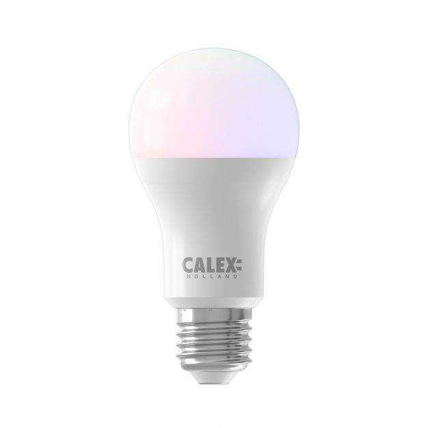 Calex Smart - Outdoor Standard A60 - Ø 6 x 10,8 cm - E27 - 8,4W - dimfunctie en instelbare lichtkleur via app - RGB+ W 