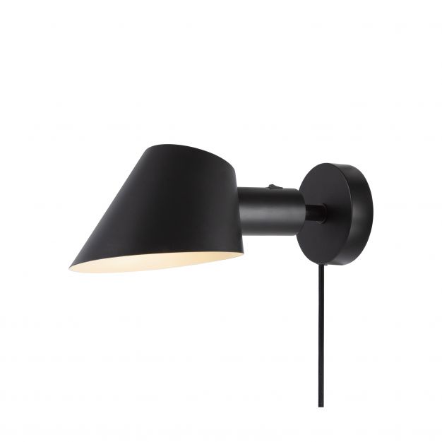 Design for the People Stay Short - wandverlichting met schakelaar - 15 x 11,7 cm - zwart