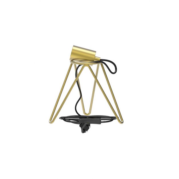 Calex Tripod - tafellamp - Ø 21 x 16,5 cm - goud