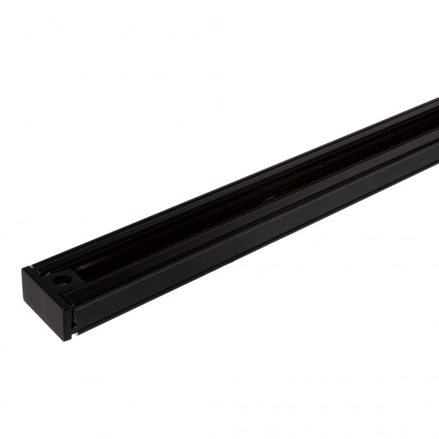Projectlight rail - Incl. startvoeding en eindkap - 2 meter - zwart