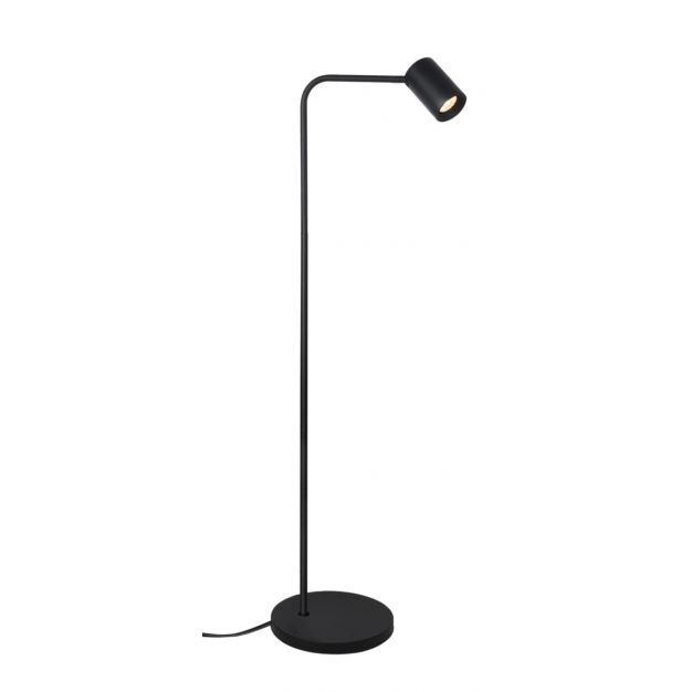 Artdelight Megano - vloerlamp - Ø 25 x 135 cm - zwart 