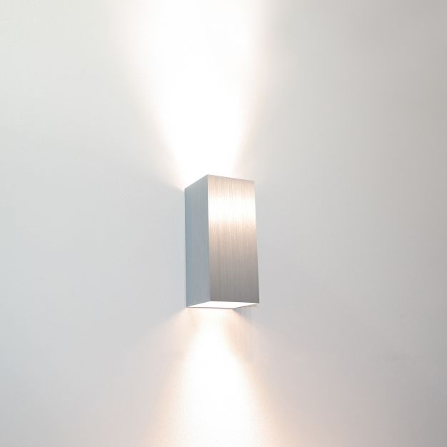 Artdelight Dante - wandverlichting - 6,7 x 6,7 x 15,4 cm - aluminium