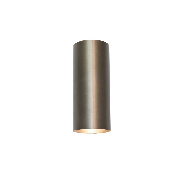 Artdelight Roulo1 - wandverlichting -  Ø 6,5 x 15,4 cm - licht brons