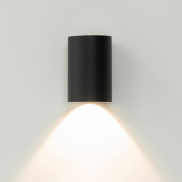 Artdelight Brody - wandlamp - Ø 7,2 x 11 cm - 4W LED incl. - IP54 - zwart