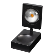 ETH Jake Cube - tafellamp - 8 x 12 x 15 cm - 3 stappen dimbaar - 10W LED incl. - zwart