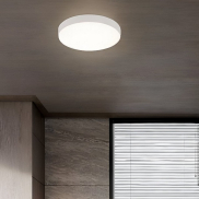 Nova Luce Roi - plafondlamp - Ø 40 x 8,5 cm - 37W dimbare LED incl. - zandwit
