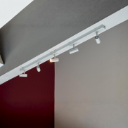 Nordlux Omari - opbouwspots - 12 x 118 cm - 3 stappen dimmer - 5 x 3,2W LED incl. - wit