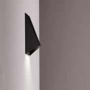 Nova Luce Bazz - wandlamp - 16 x 5 x 16 cm - 3W LED incl. - zandzwart