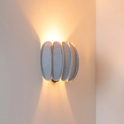 Lucide Spencer - wandlamp - 24 x 15 x 24 cm - grijs
