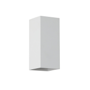 Searchlight Square - wandlamp - 6,7 x 6,7 x 15,5 cm - wit