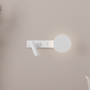 Nova Luce Noima - wandlamp - 28,5 x 10 x 8,5 cm - 9W LED incl. - zandwit