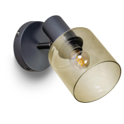 ETH Sledge Glass - wandlamp - Ø 30 x 21 cm - groen
