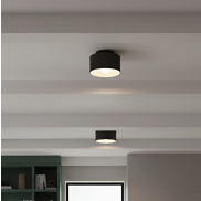 VK Lighting Eos - opbouwspot - Ø 13 x 9 cm  - zwart