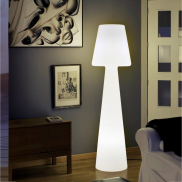 New Garden Lola 165 - oplaadbare vloerlamp met afstandsbediening - Ø 45 x 165 cm - 1,5W dimbare LED incl. - IP65 - wit